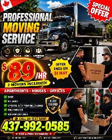 Affordable Moving services☎️(437)-992-0585