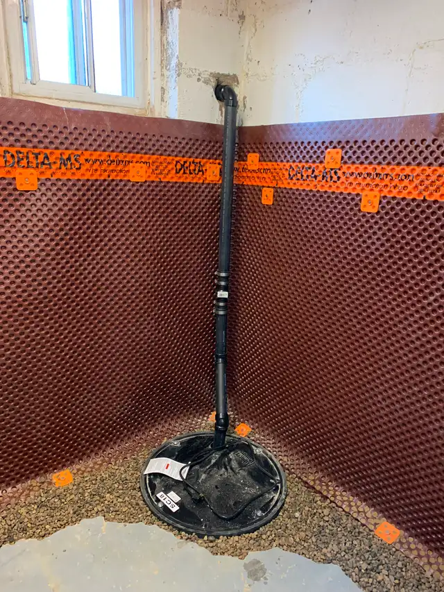 LEAKY BASEMENT, SUMP PUMP INSTALLATION 647-785-5500 - Photo 4