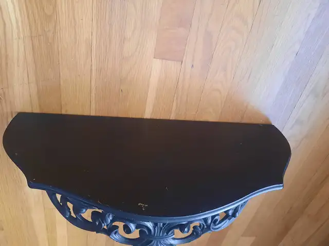 Vintage Ornate Mirror with Matching Shelf - Photo 2