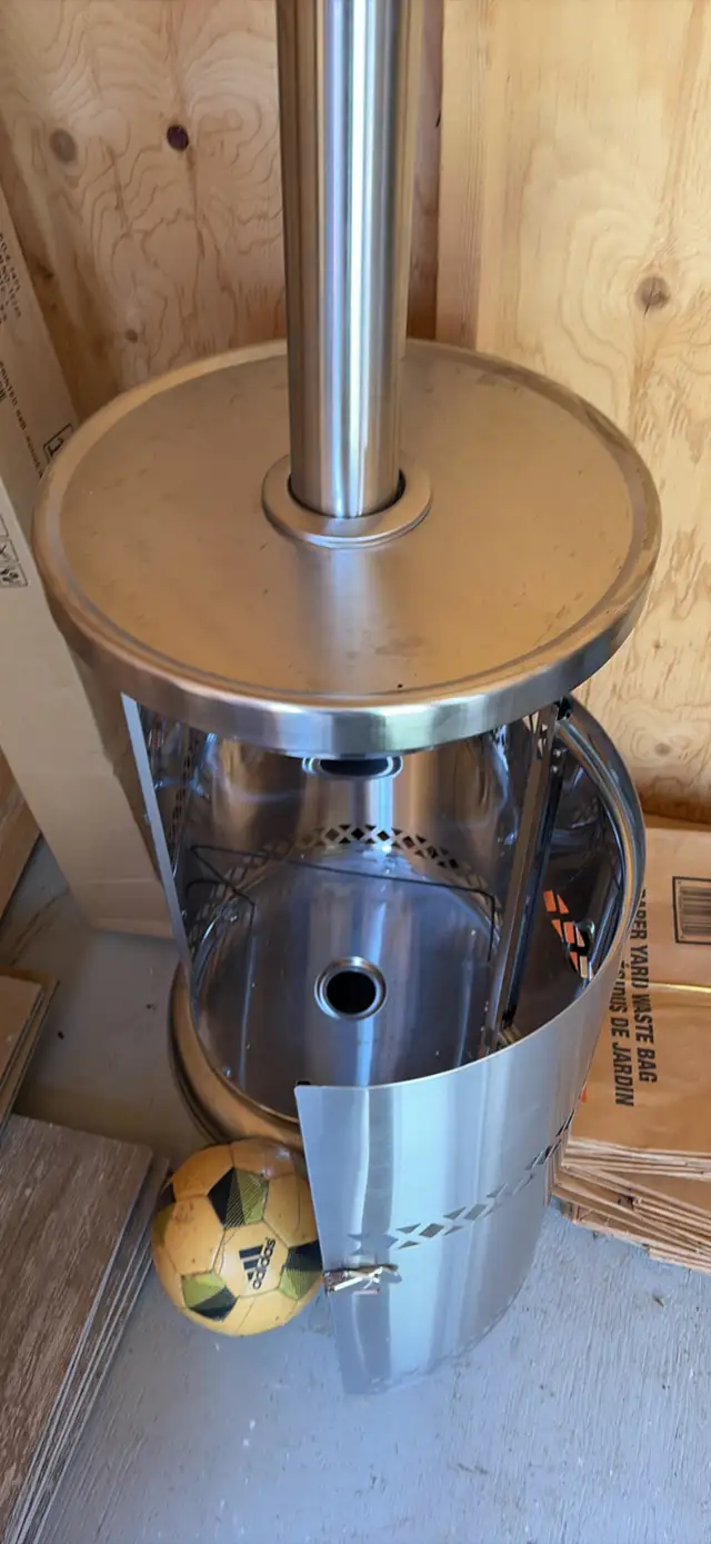 Patio heater - propane only used once