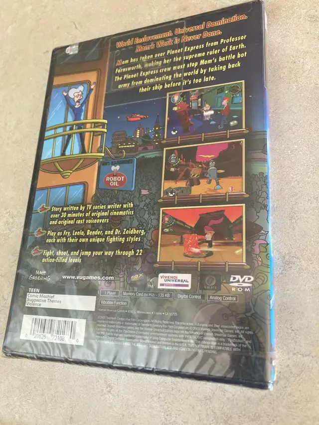 PlayStation 2 Futurama game. unopened/new - Photo 2