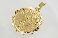 10K SAGITTARIUS PENDANT