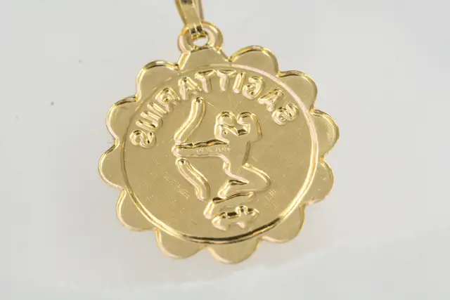 10K SAGITTARIUS PENDANT - Photo 3