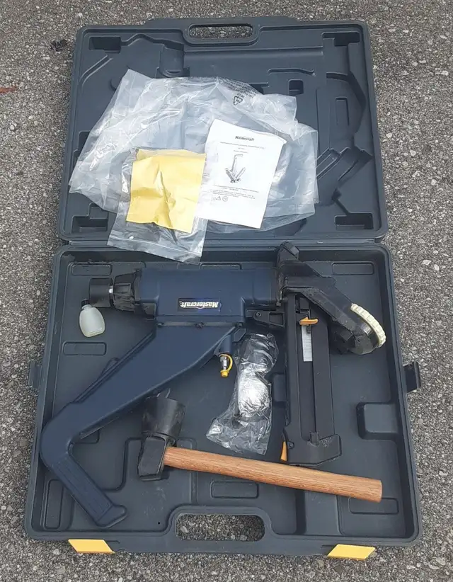 BRAND NEW (Never used) Mastercraft 3-in-1 Pneumatic F. Nailer