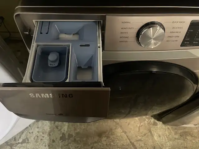 Laveuse sécheuse frontales Champagne Samsung ( remis a neuf ) - Photo 3