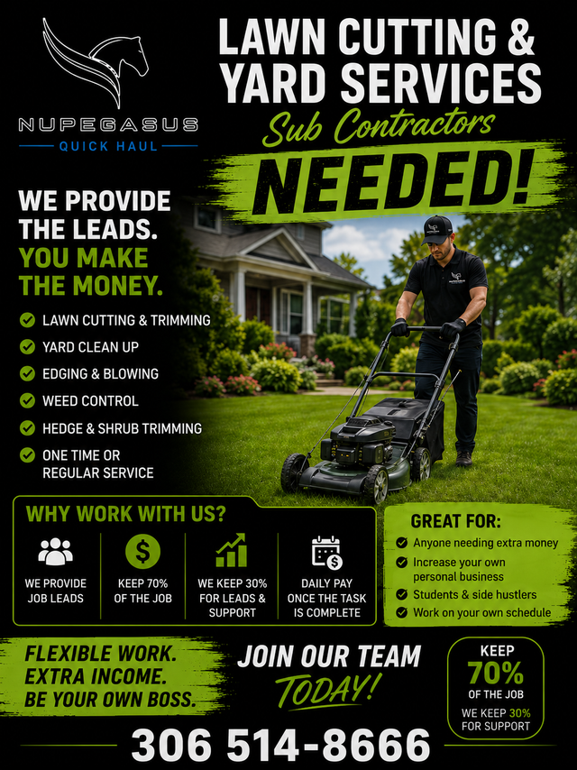 CONTRACTORS NEEDED – MOVING • MATTRESS CLEANING • LAWN CARE - Photo 3