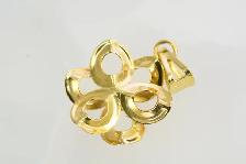 18K 3D FLOWER PENDANT - Photo 2