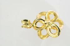 18K 3D FLOWER PENDANT - Photo 5
