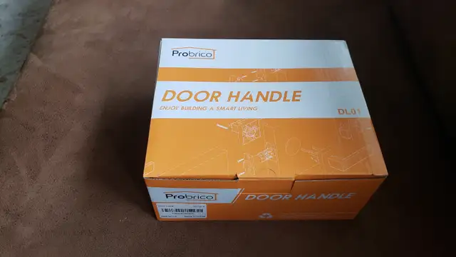 Square Black Passage Door Handle - Photo 2