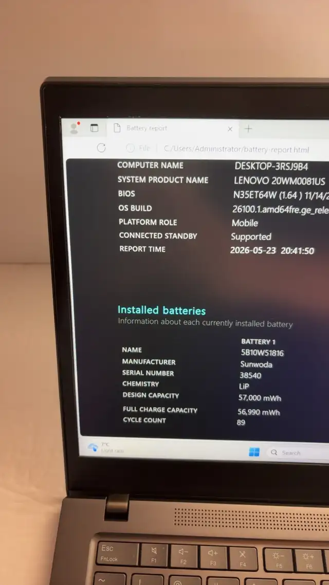 Lenovo ThinkPad T14s Gen 2 i5-1135G7 16GB 512GB Touch Win 11 - Photo 7
