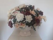 Artificial Flowers With Vase