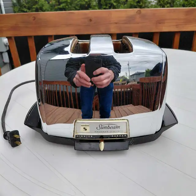 À réparer - Grille-pain toaster vintage Sunbeam automatique