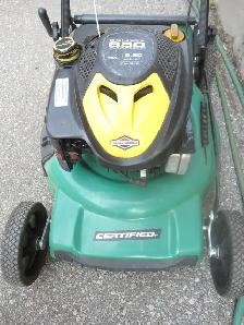 CERTIFIED 21' PUSH LAWN MOWER WITH 6.5 H/P BRIGGS & STRATTON ENG