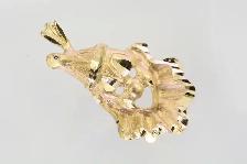 10K CLOWN PENDANT