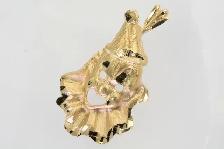 10K CLOWN PENDANT - Photo 3