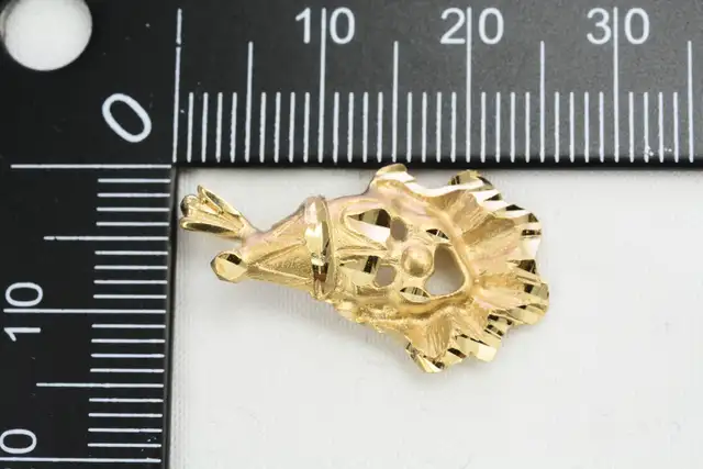 10K CLOWN PENDANT - Photo 8