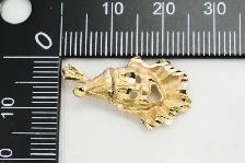 10K CLOWN PENDANT - Photo 8