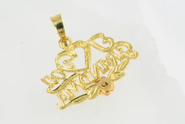 10K I LOVE YOU GRANDMA PENDANT - Photo 4