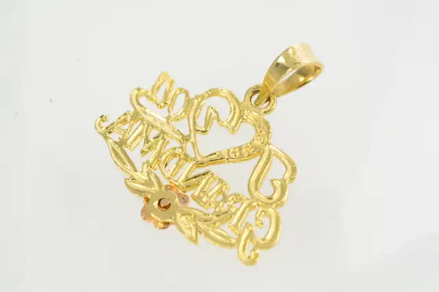 10K I LOVE YOU GRANDMA PENDANT - Photo 5
