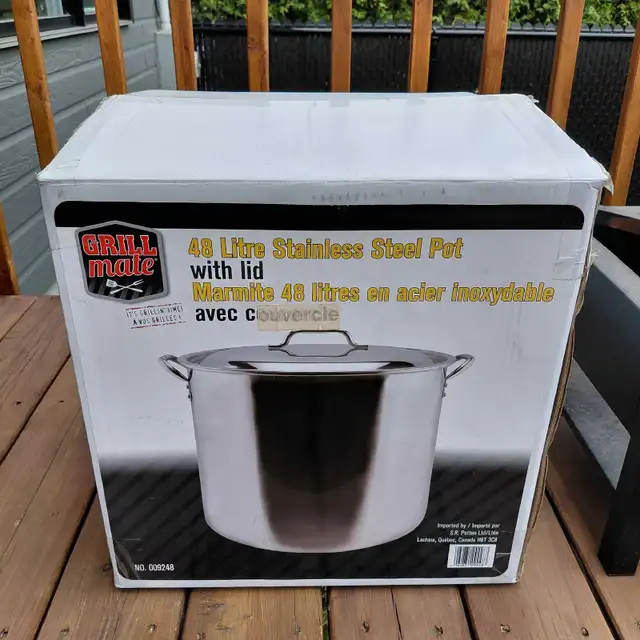 Appareil de cuisson au propane 66 000 BTU & marmite en inox 48 L - Photo 2