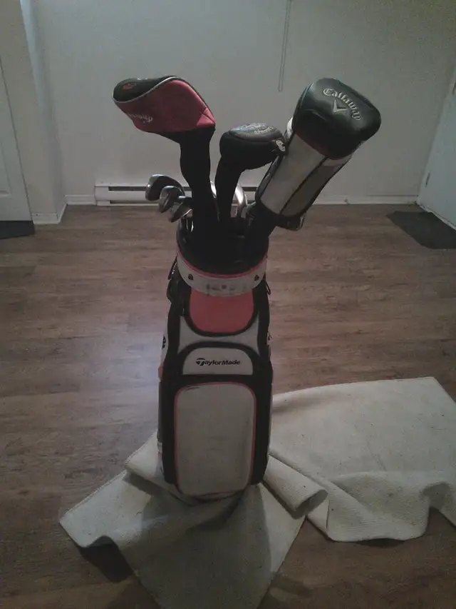 LEFT HAND GAUCHER TAYLORMADE GOLF BAG AND IRONS-CALLAWAY DRIVER - Photo 4
