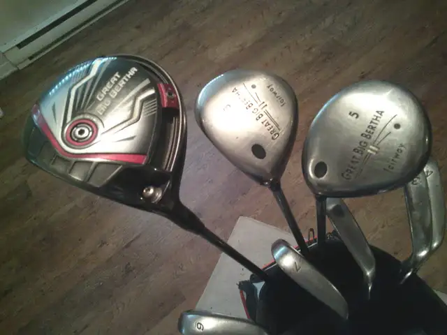 LEFT HAND GAUCHER TAYLORMADE GOLF BAG AND IRONS-CALLAWAY DRIVER - Photo 5