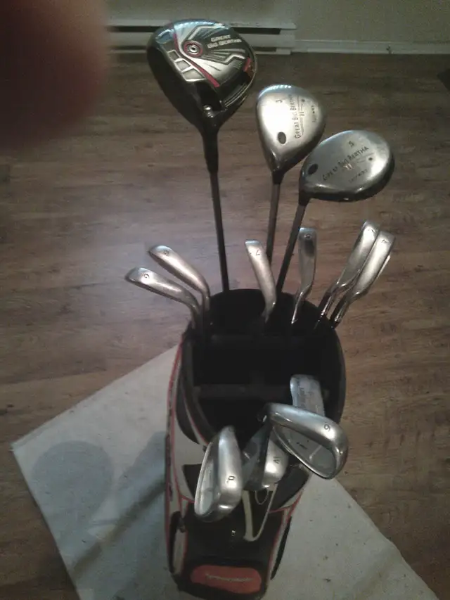 LEFT HAND GAUCHER TAYLORMADE GOLF BAG AND IRONS-CALLAWAY DRIVER - Photo 6