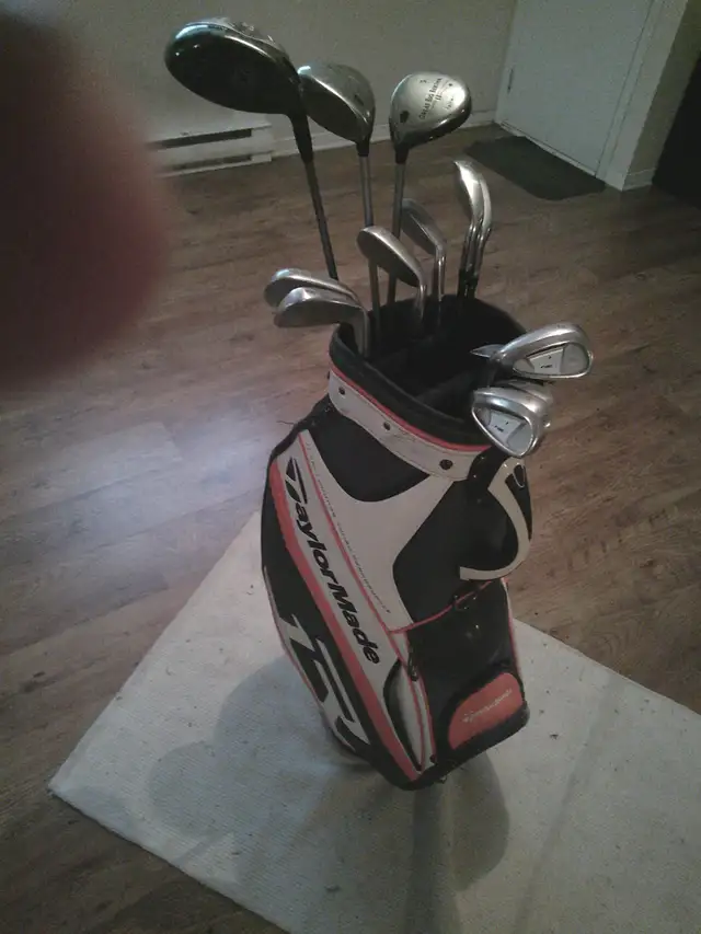LEFT HAND GAUCHER TAYLORMADE GOLF BAG AND IRONS-CALLAWAY DRIVER - Photo 7