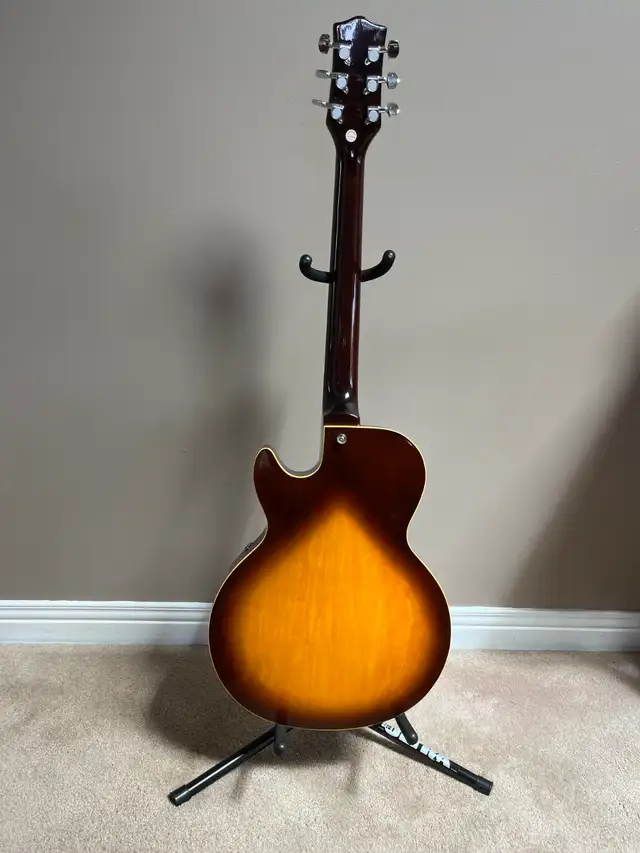 JayTurserJT-134 Semi-hollowbody electric guitar-Tobacco Sunburst - Photo 2