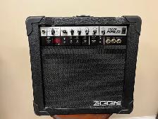 Zoom Fire-15 modeling amplifier with MRT 3b Micro Rhythm Track