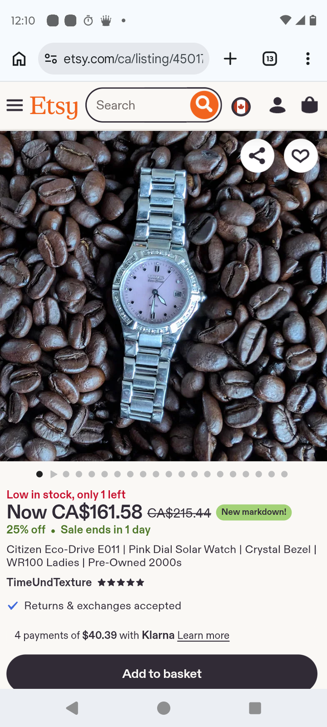 Ladies watch for sale