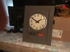 vintage simplex clock
