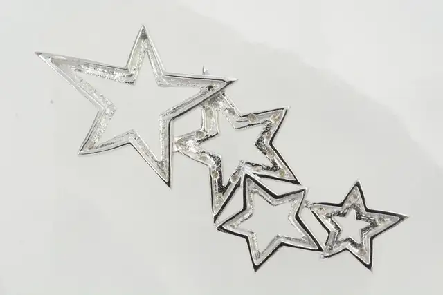 10K SHINING STARS PENDANT - Photo 4