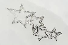 10K SHINING STARS PENDANT - Photo 4