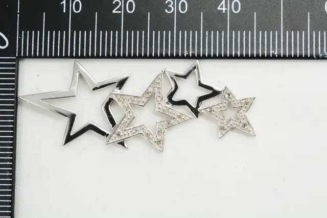 10K SHINING STARS PENDANT - Photo 8