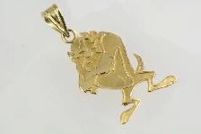 14K TAZ PENDANT