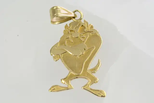 14K TAZ PENDANT - Photo 2