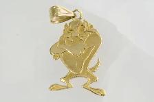 14K TAZ PENDANT - Photo 2