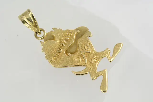 14K TAZ PENDANT - Photo 4