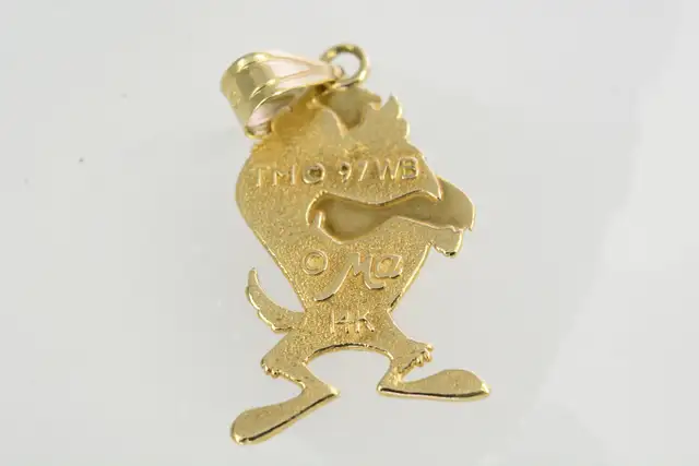 14K TAZ PENDANT - Photo 5
