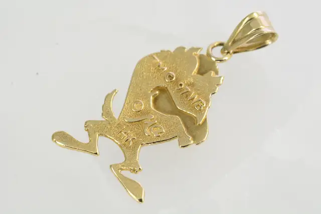 14K TAZ PENDANT - Photo 6