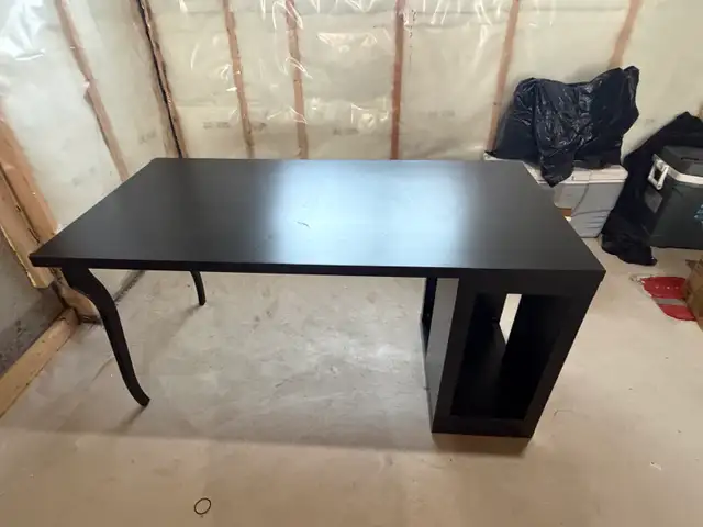 Black desk