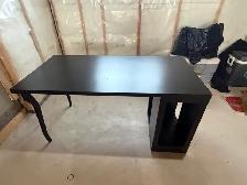 Black desk