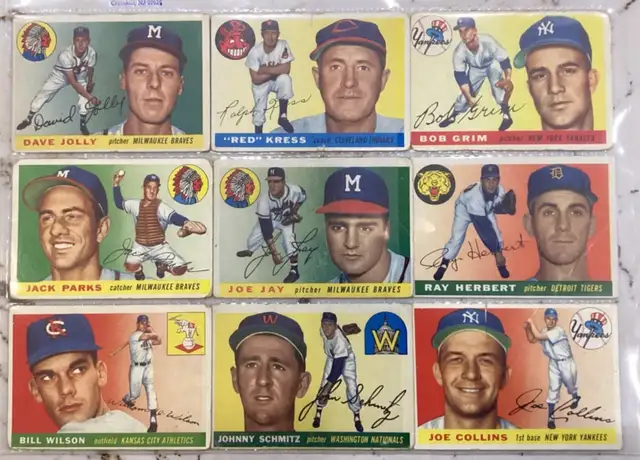 23 VTG - 1955 Topps(U.S.A.) Baseball cards.$10 each all $200 CAN - Photo 5