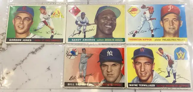 23 VTG - 1955 Topps(U.S.A.) Baseball cards.$10 each all $200 CAN - Photo 7