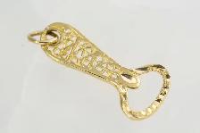 10K BOTTLE OPENER PENDANT