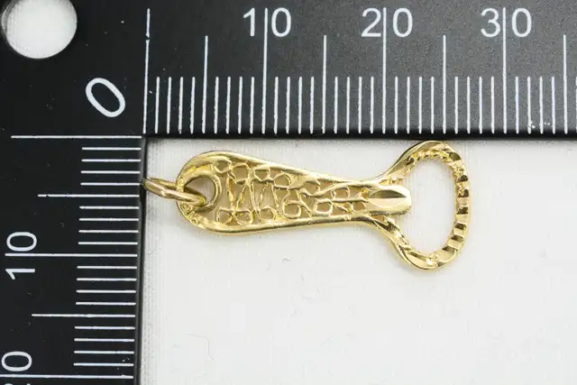 10K BOTTLE OPENER PENDANT - Photo 8