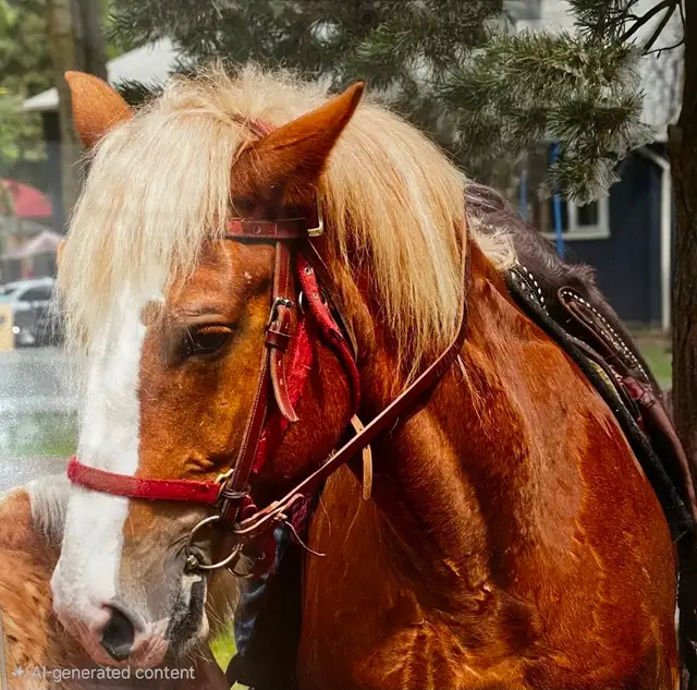7-Year-Old Belgian Broodmare – Broke to Ride & Drive