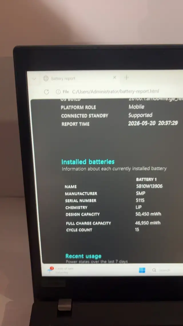 Lenovo ThinkPad T14 Gen 1 i5-10310U 16GB 256GB Win 11 Pro - Photo 4