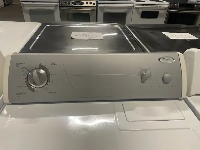 Laveuse sécheuse traditionnelles blanches Whirlpool - Photo 4